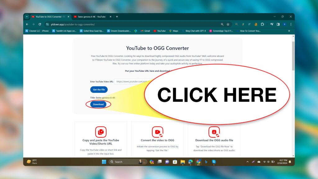 YouTube to OGG Converter 03